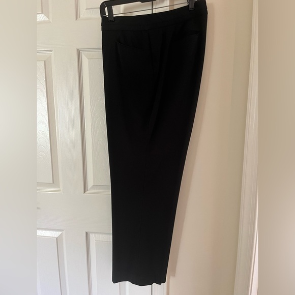 Rafaella Pants - Rafaella Black Trousers Straight Leg Business